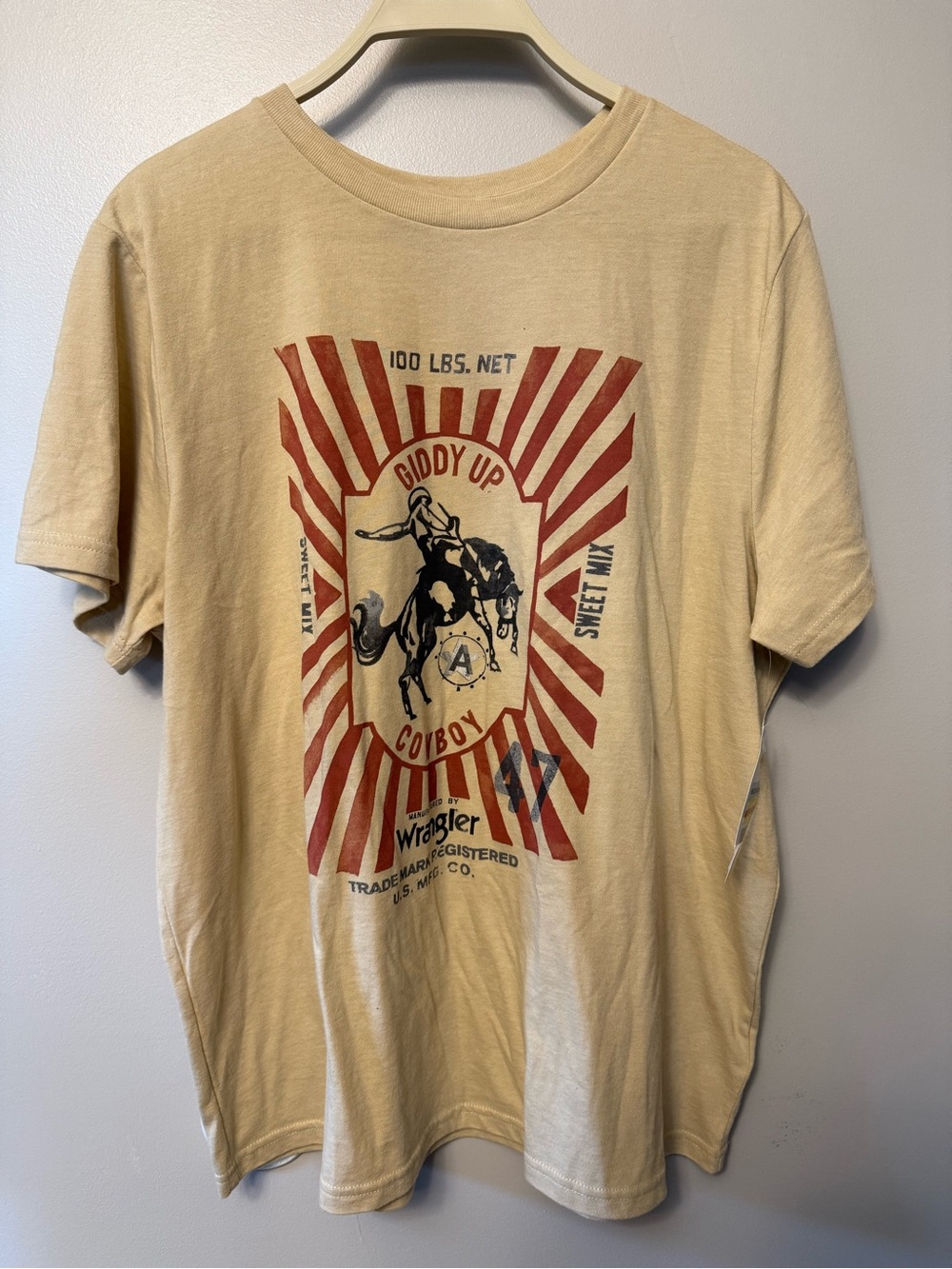 NWT Wrangler Cowboy Graphic Tee Size XL